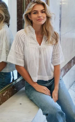 Neo Noir Bluse - Siama S Voile - White