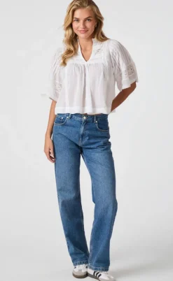 Neo Noir Bluse - Siama S Voile - White