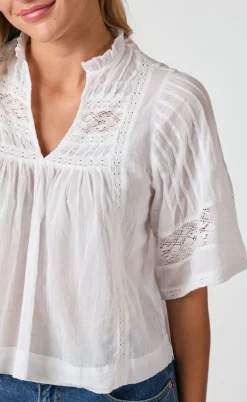Neo Noir Bluse - Siama S Voile - White