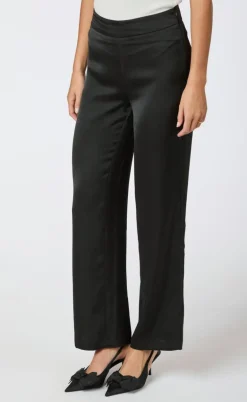 Neo Noir Bukser - Debra Heavy Sateen - Black