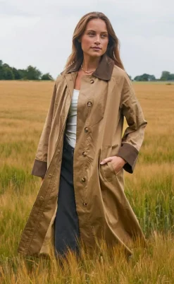 Neo Noir Frakke - Anneli - Khaki