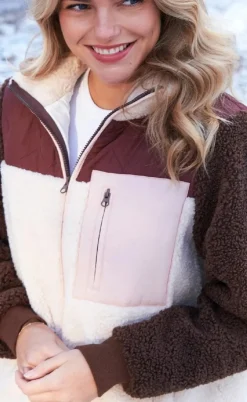 Neo Noir Jakke - Eagle Teddy - Burgundy