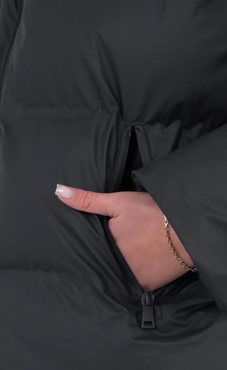 Neo Noir Jakke - Fox Puffer - Black