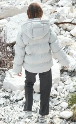 Neo Noir Jakke - Fox Puffer - Ivory