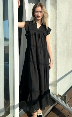 Neo Noir Kjole - Ankita S Voile - Black