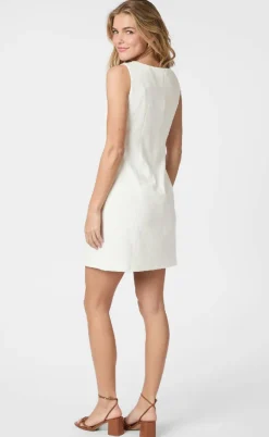 Neo Noir Kjole - Bruna Ramie - Off White
