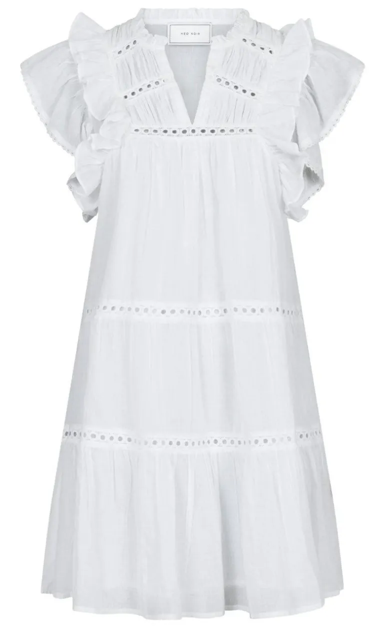 Neo Noir Kjole - Jamma S Voile - White