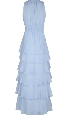 Neo Noir Kjole - Marli Chiffon - Light Blue