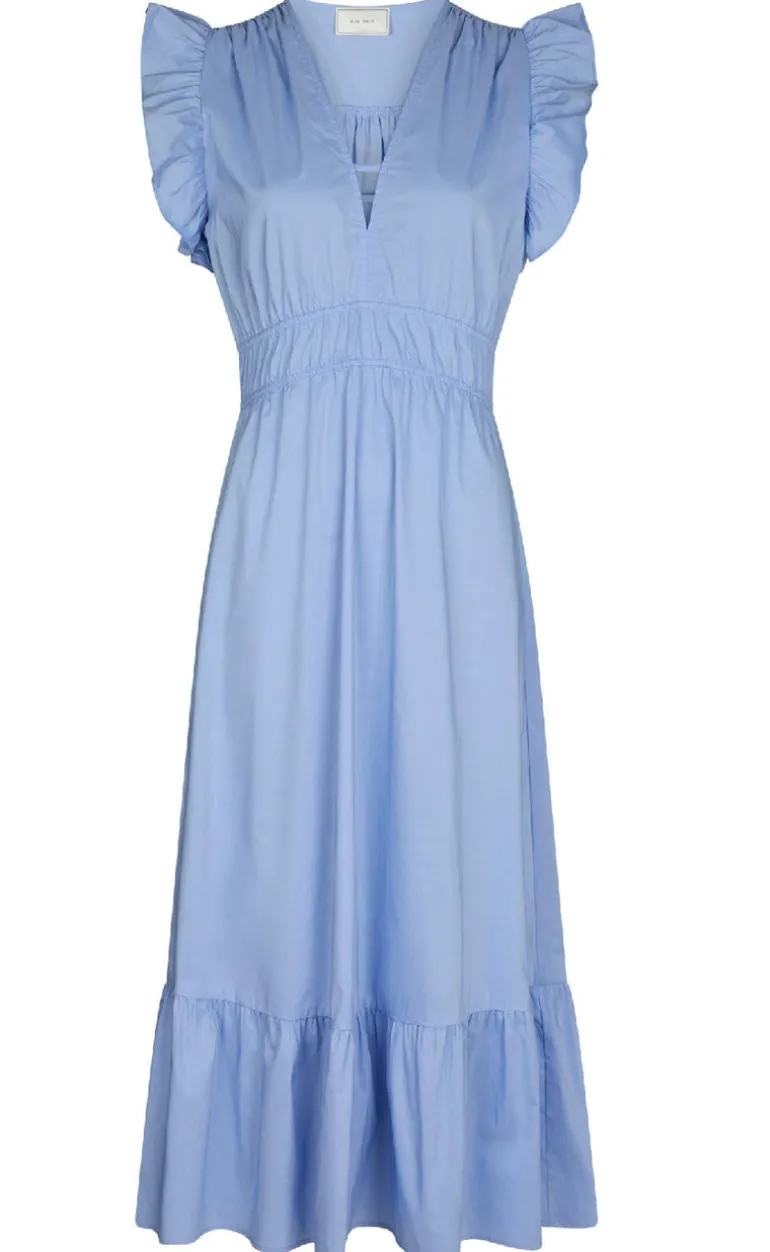 Neo Noir Kjole - Pollana Poplin - Sky Blue