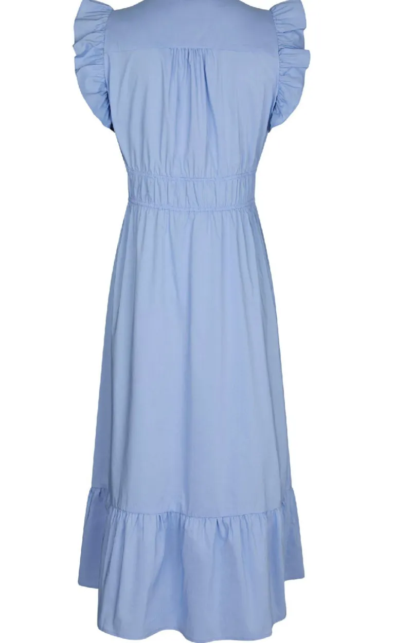 Neo Noir Kjole - Pollana Poplin - Sky Blue