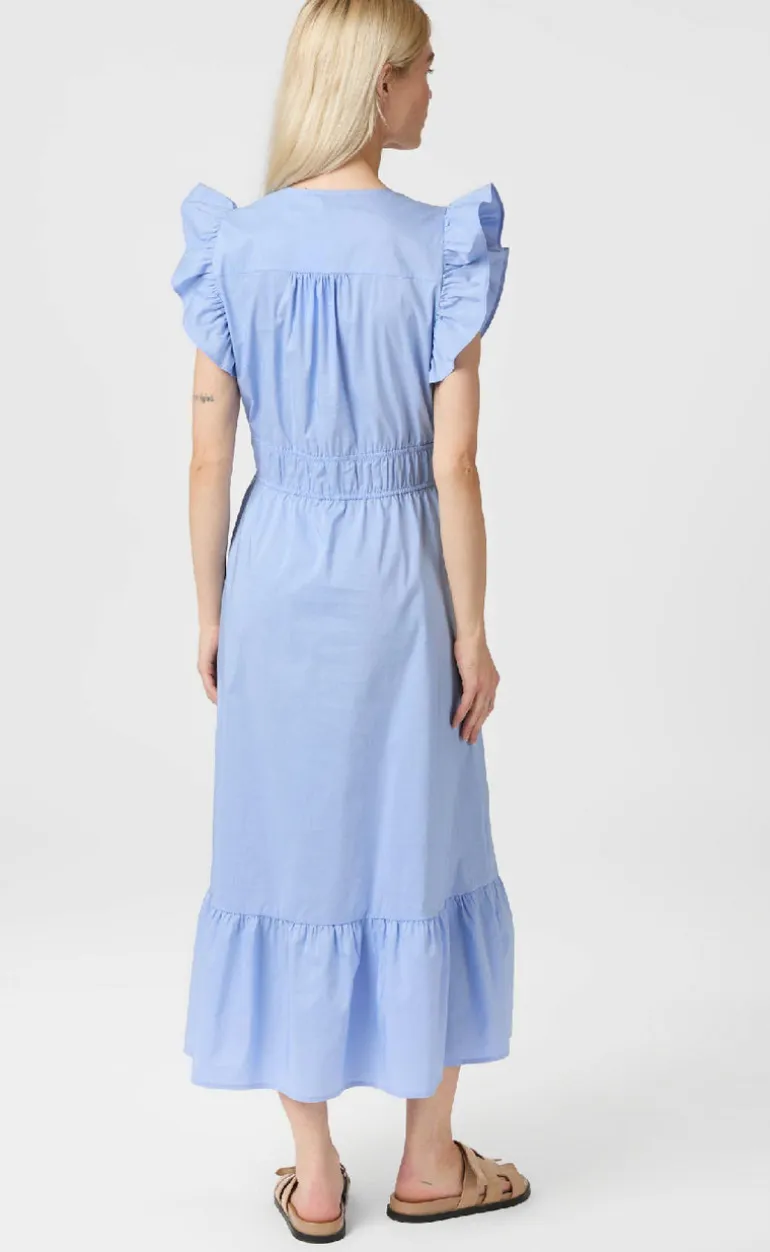 Neo Noir Kjole - Pollana Poplin - Sky Blue