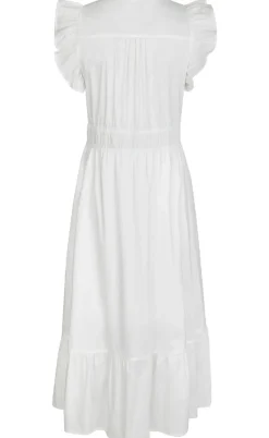 Neo Noir Kjole - Pollana Poplin - White