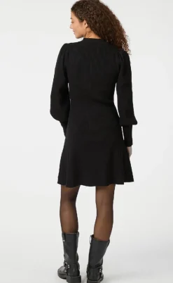 Neo Noir Kjole - Polli Rib - Black