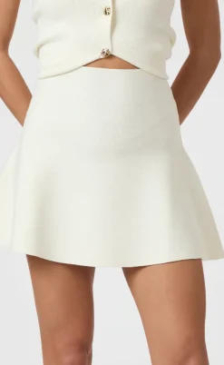 Neo Noir Nederdel - Hanna Smooth - Off White