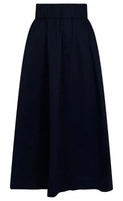 Neo Noir Nederdel - Yara Poplin - Black