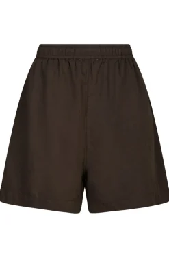 Neo Noir Shorts - Shala Linen - Dark Brown