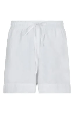 Neo Noir Shorts - Shea Linen - White
