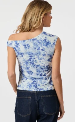 Neo Noir Top - Peri Mesh - Light Blue