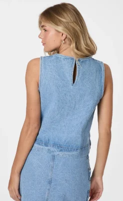 Neo Noir Top - Svetlana Braid - Blue