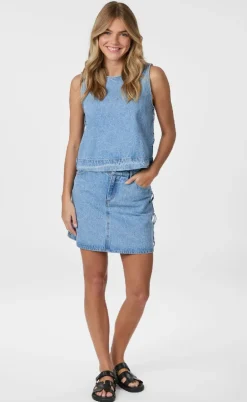Neo Noir Top - Svetlana Braid - Blue