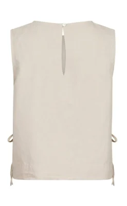 Neo Noir Top - Svetlana Linen - Sand