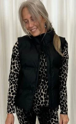 Neo Noir Vest - Annike C Puffer - Black