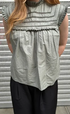 Noella Bluse - Kama - Sage Green