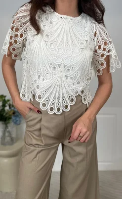 Noella Bluse - Kezzie - Ivory