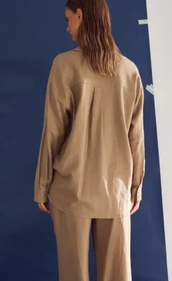 Noella Bluse - Lakelynn - Timber Brown