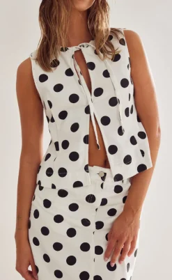 Noella Bluse - Leni - Carmella White Print
