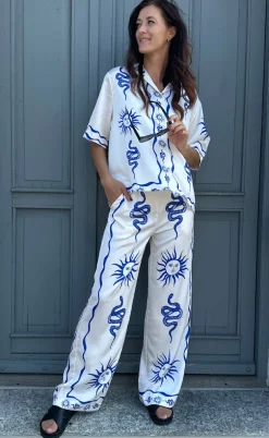 Noella Bukser - Kimona - Chana Blue Print