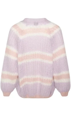 Noella Cardigan - Vera -  Lilac/Rose/White Mix