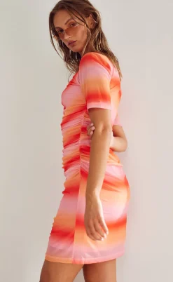 Noella Kjole - Linda - Chiara Sunset Print
