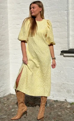 Noella Kjole - Reno Pastis Long - Buttercup Yellow