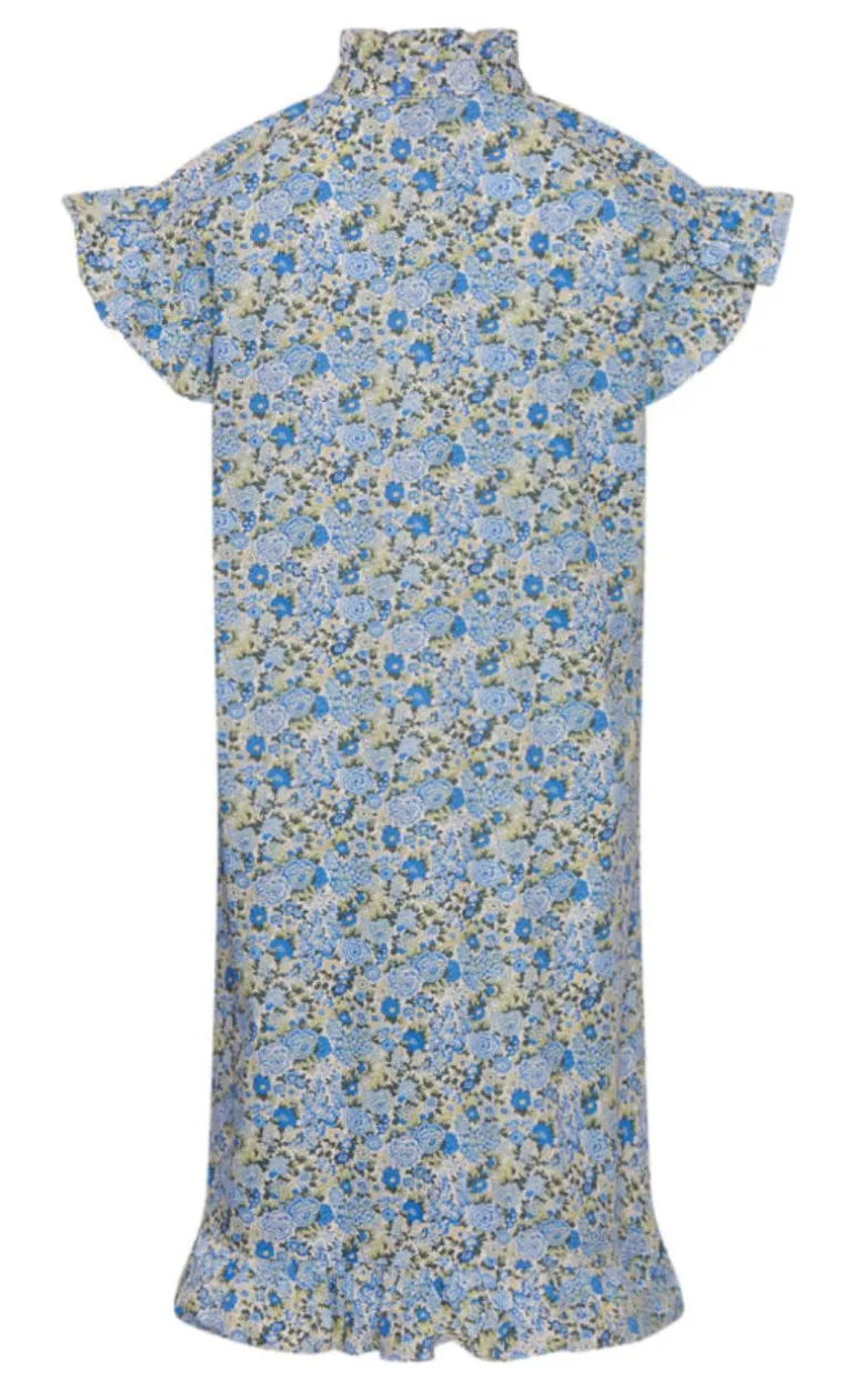 Noella Kjole - Sally - Blue/Yellow Flower