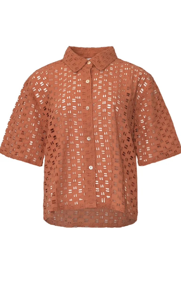 Noella Skjorte - Kealy - Terracotta