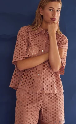 Noella Skjorte - Kealy - Terracotta