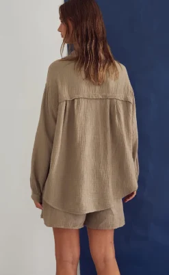 Noella Skjorte - Suri - Timber Brown