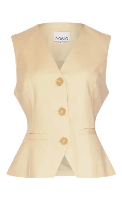 Noella Vest - Kasaundra - Butter