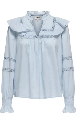 ONLY Bluse - Julia - Cashmere Blue