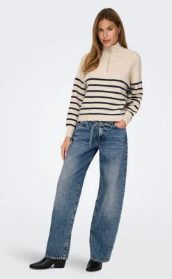 ONLY Bukser - Gianna - Medium Blue Denim