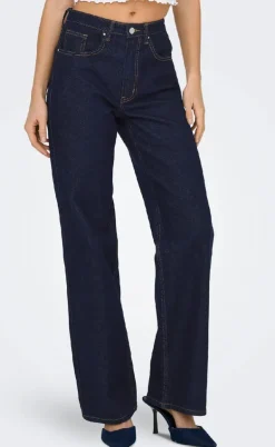 ONLY Bukser - Juicy - Dark Blue Denim