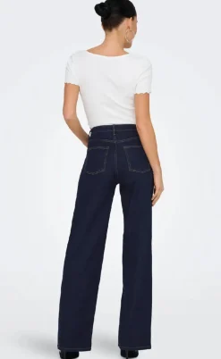 ONLY Bukser - Juicy - Dark Blue Denim