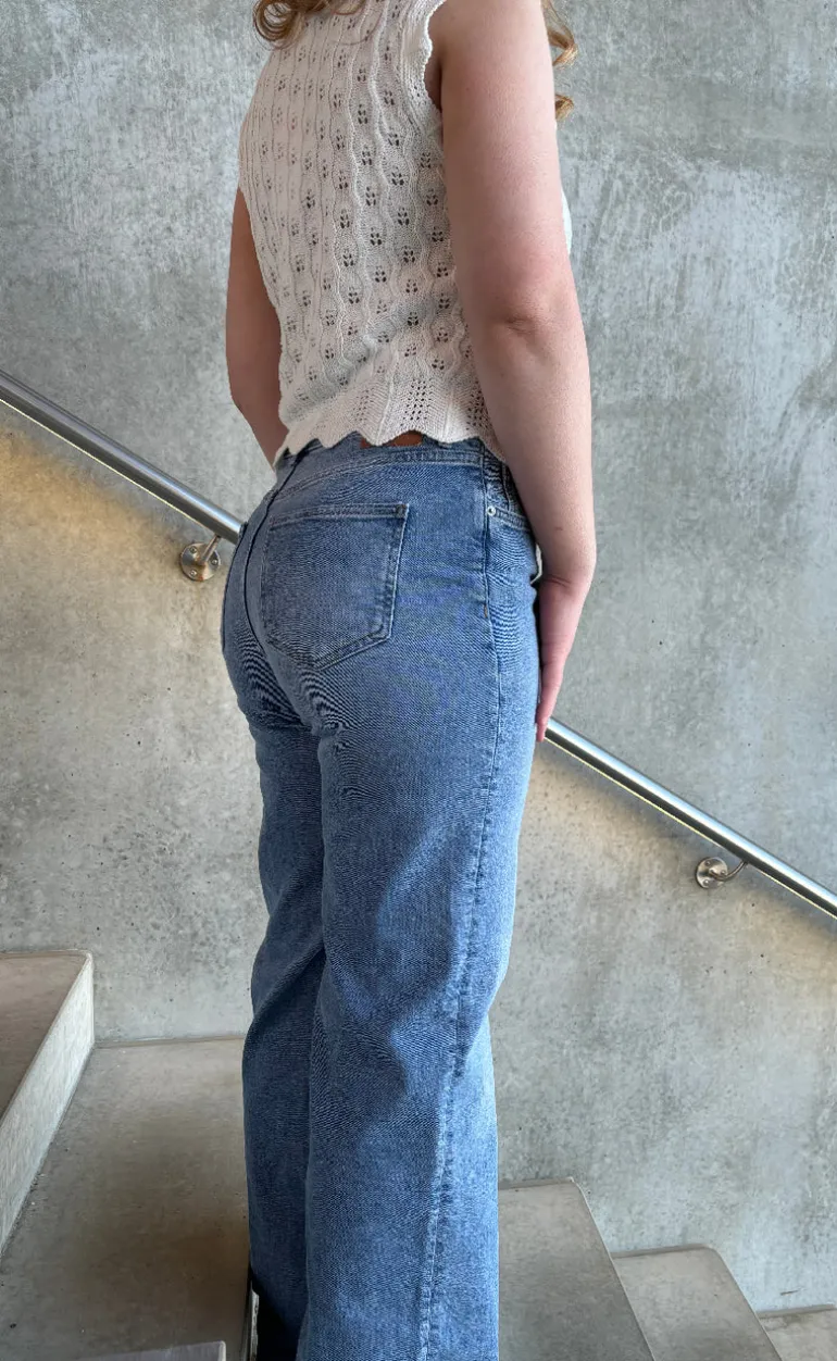 ONLY Bukser - Juicy - Medium Blue Denim