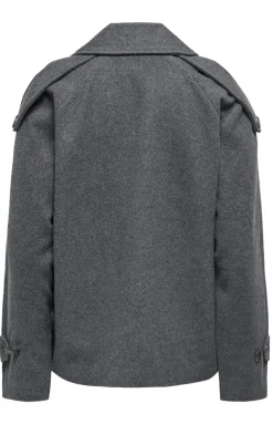 ONLY Jakke - Maisy Wool Life - Dark Grey Melange