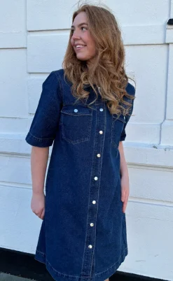 ONLY Kjole - Belle - Dark Blue Denim