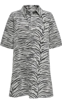 ONLY Kjole - Gry - Zebra