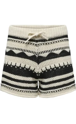 ONLY Shorts - Merida Life - Ecru Black