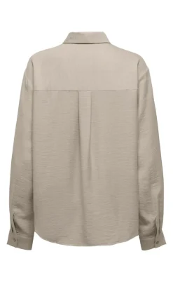 ONLY Skjorte - Lino - Grey