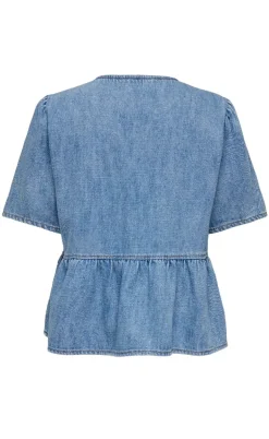 ONLY Skjorte - Noelle - Light Blue Denim